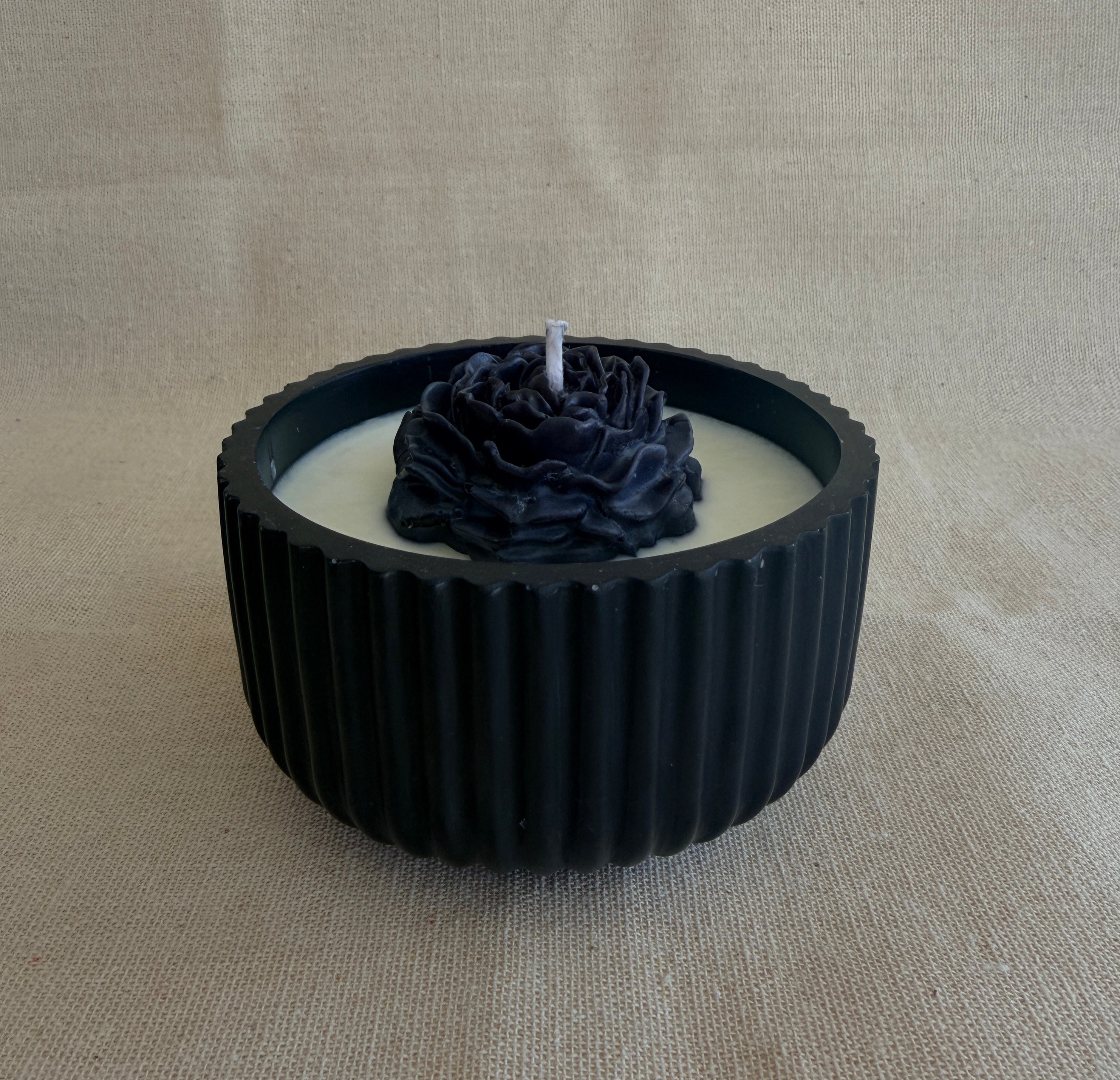Dune Halo: The Sculpted Peony Edition in Jesmonite vessel
