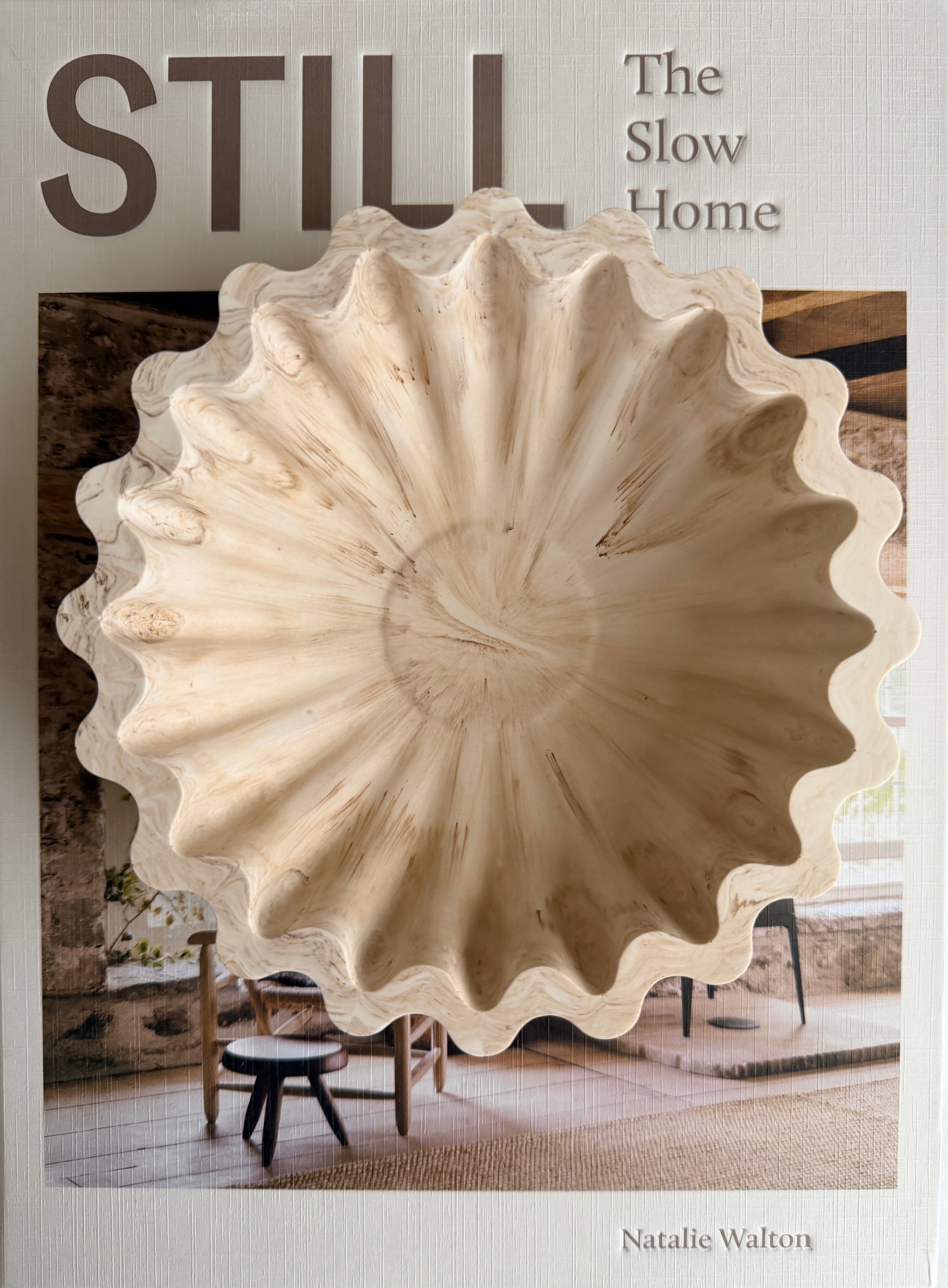 Terra Jesmonite Bowl – Sculptural Decorative Trinket Bowl