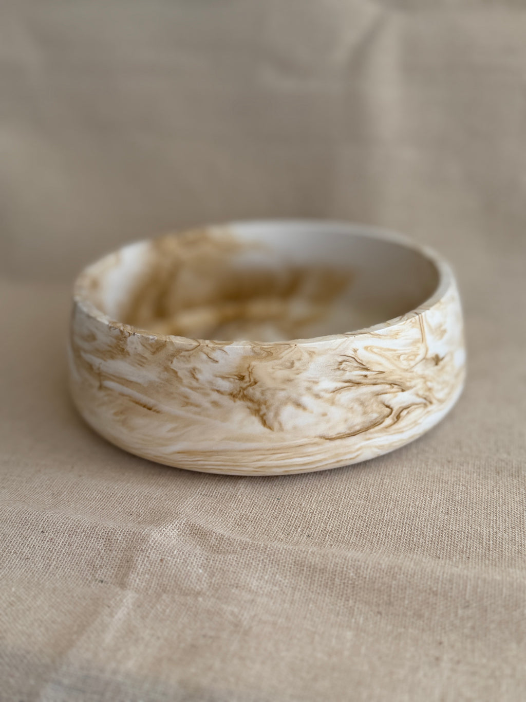 Form Bowl – Handmade Jesmonite Decorative Bowl (17cm)