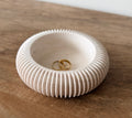 Ribbed Terra Ring Dish – Jesmonite Jewelry Holder | Minimalist Ring & Earring Tray