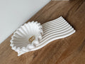 Terra Bowl & Ripple Tray Set – Handmade Jesmonite Jewelry Organizer